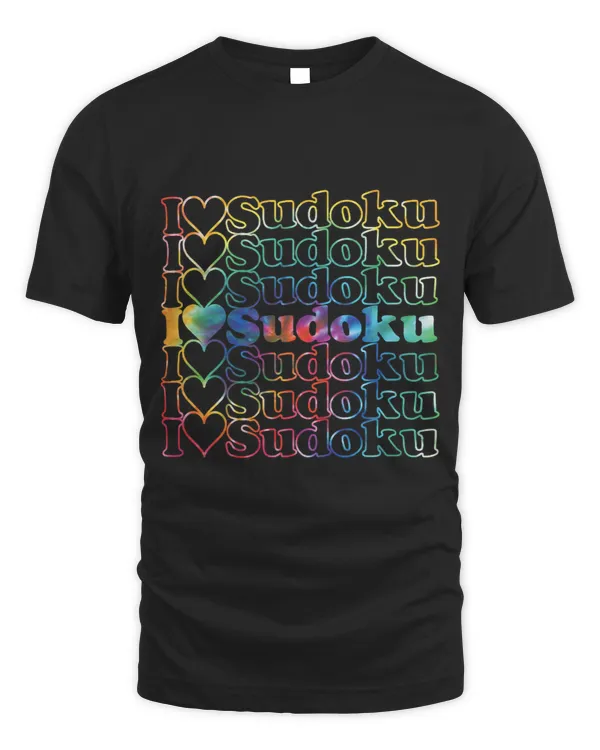 Sudoku Tie Dye Cool Vintage Inspired