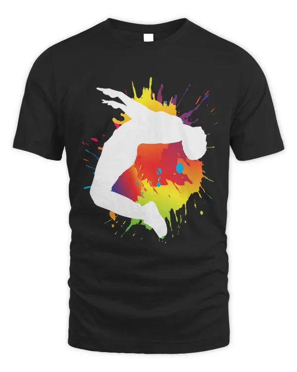 Colors Splashed Parkour Lover Traceurs Freerunner Boys