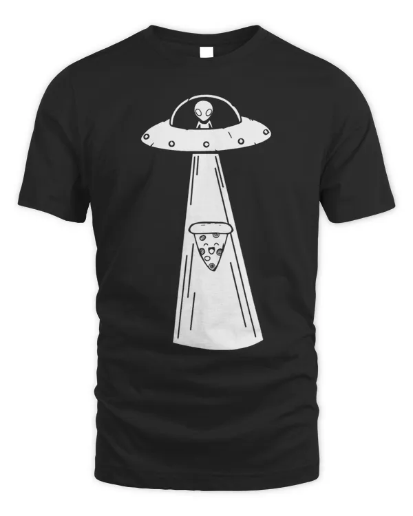 Funny Pizza Alien Abduction UFO Space Fast Food