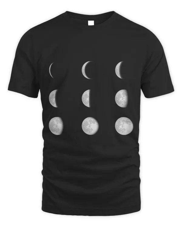 Fun Phases of the Moon Tee Moon Phase Clothes