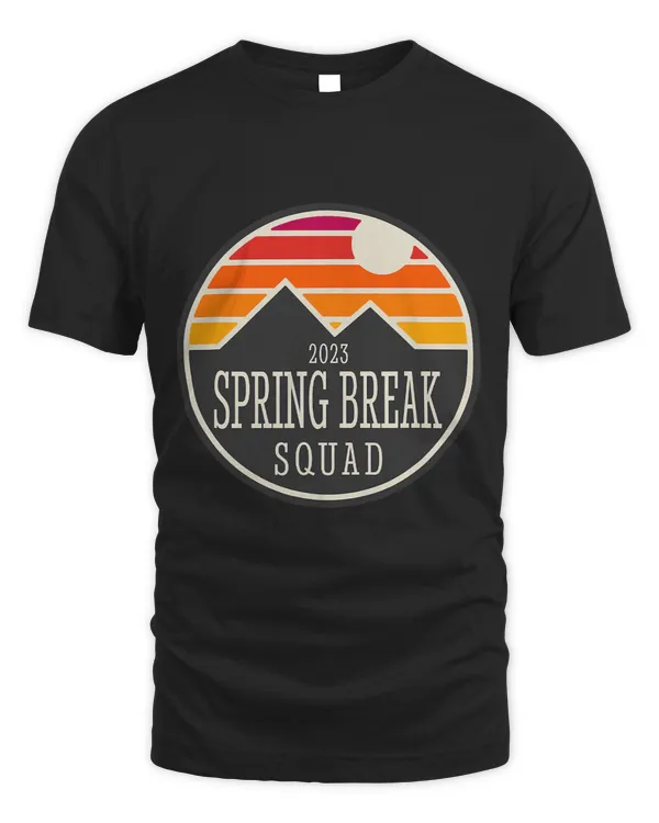 Fun Spring Break Squad Mountain Sun Sunset Scene