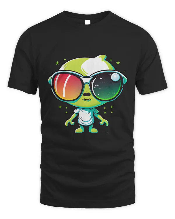 Cute Looking Alien We´ll Come at Earth Funny Space Visitor 32