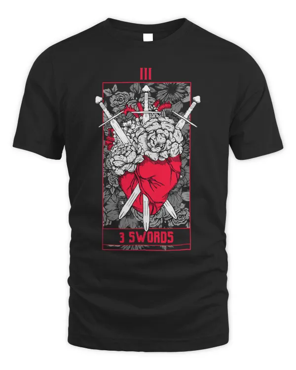 Three Of Swords Heart Tarot Card Halloween Costume Occult