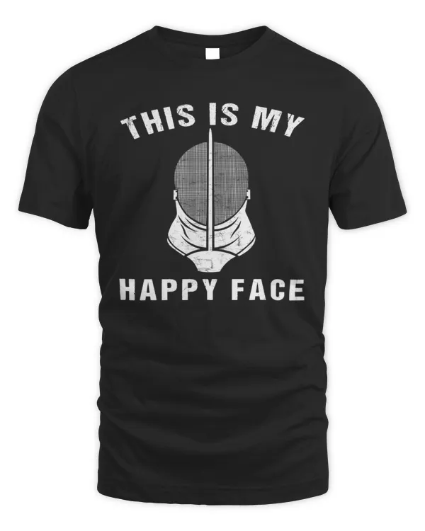 Fencing happy face