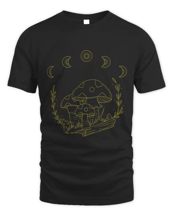 Goblincore Mushroom Cottagecore Moon Phases Mycology