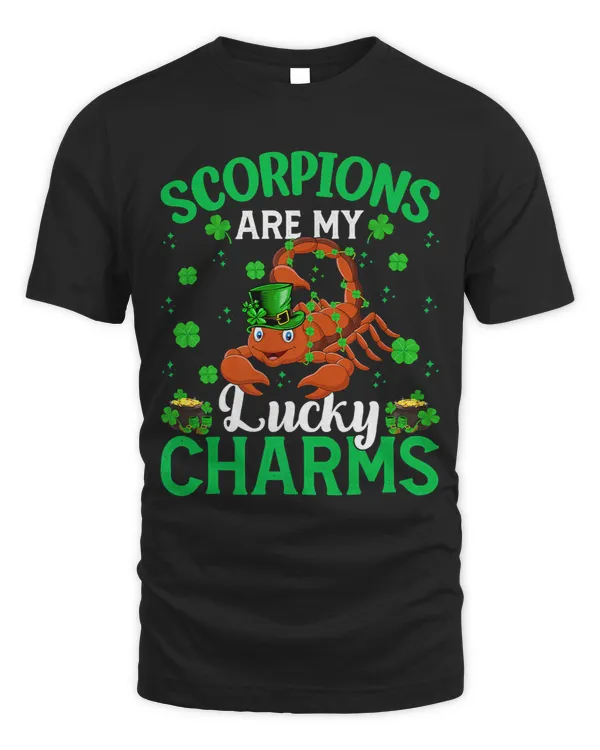 Funny Scorpion Are My Lucky Charms Scorpion St Patricks Day