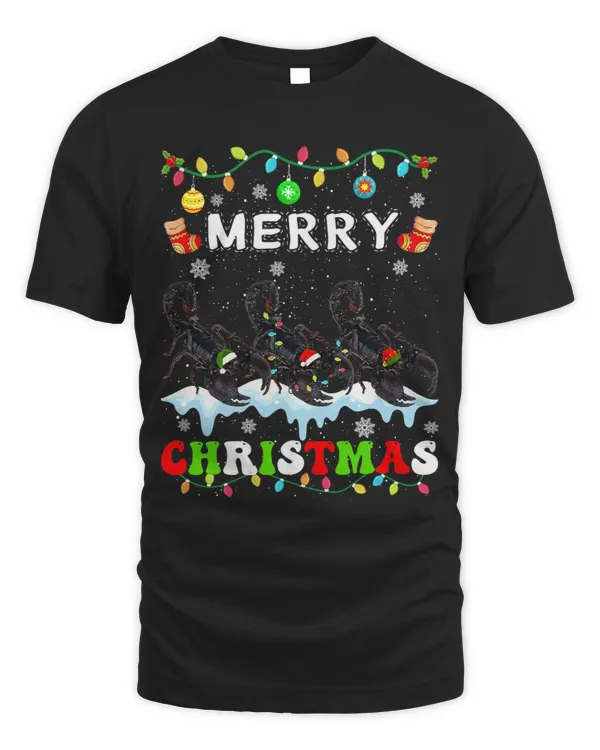 Funny Scorpion Christmas Squad Xmas Women Men Kids