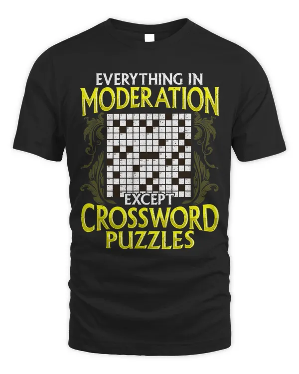 Everything In Moderation Except Crossword Puzzles Games