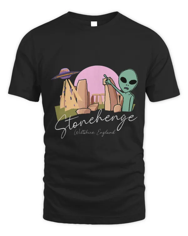 Funny Stonehenge England Souvenir 2Alien 2Flying Saucer 21