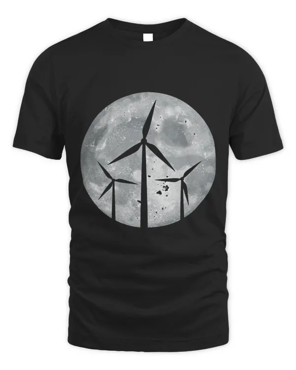 Great Wind Turbines Moon Design Renewable Energy