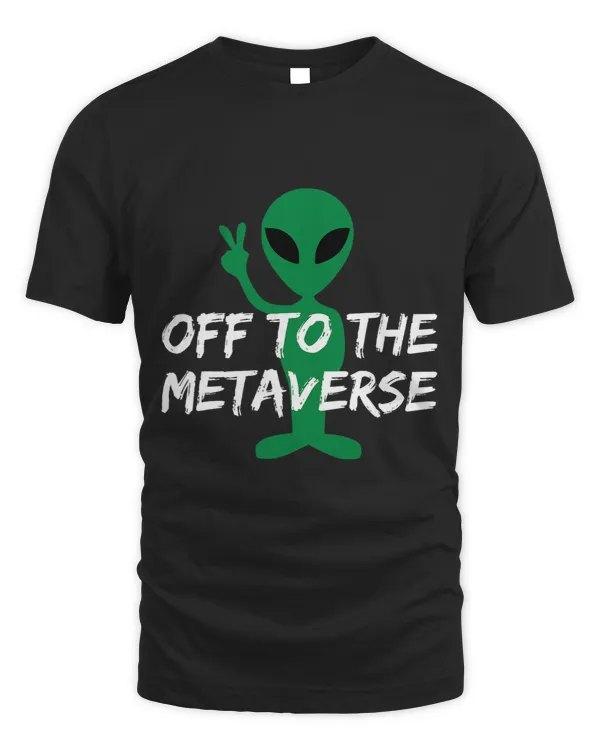 Future Technology Off To The Metaverse Green Alien
