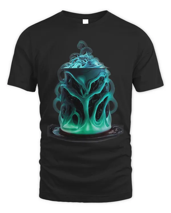 Futuristic Alien Hydro Cake Of HydrogelPlasma Water