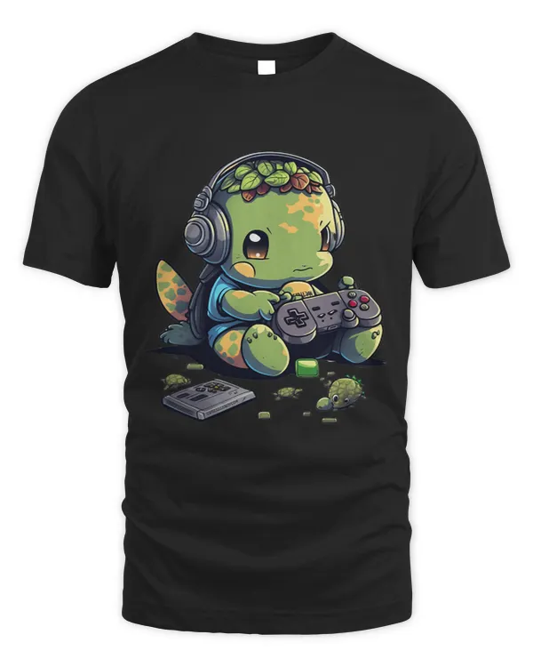 Gaming Baby Turtle Video Game Online Gamer Computer Tortoise