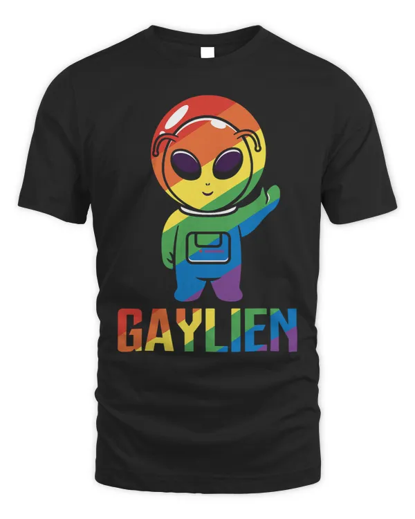 Gaylien Gay Alien Pride Astronaut LGBT Rainbow