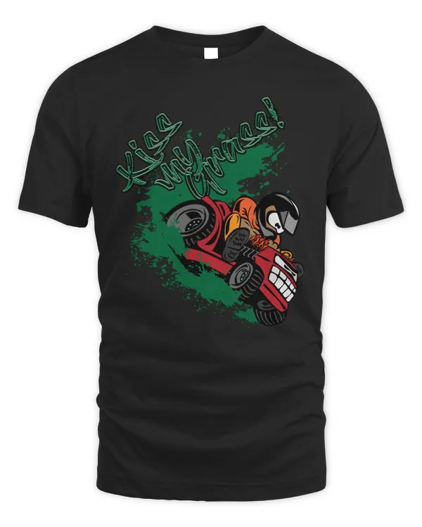Funny lown mower racing