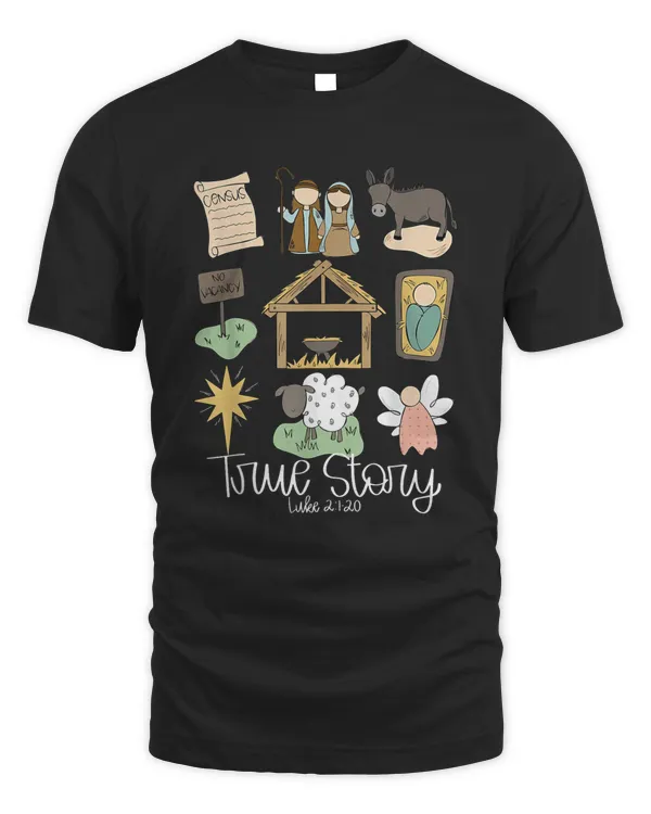 True Story Nativity Christmas Baby God Jesus Christian