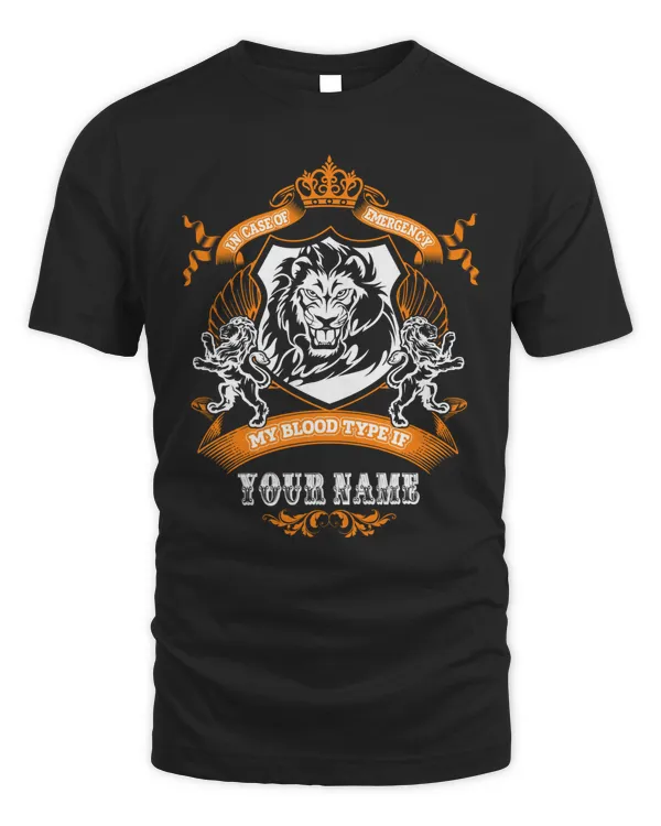 Express Your Vein - Unique 'My Blood Type Is' Apparel Collection - PRINT ON THE BACK