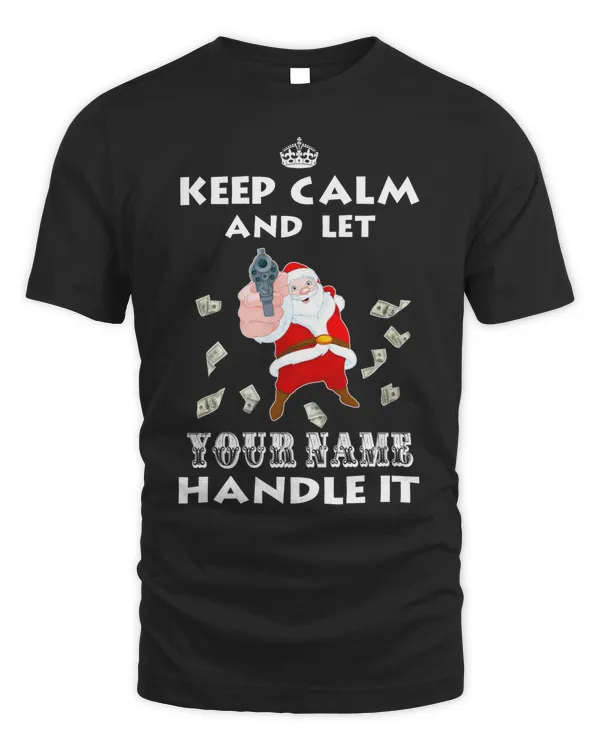Stay Cool this Yule - Festive 'Keep Calm Christmas' Apparel Collection - PRINT ON THE BACK