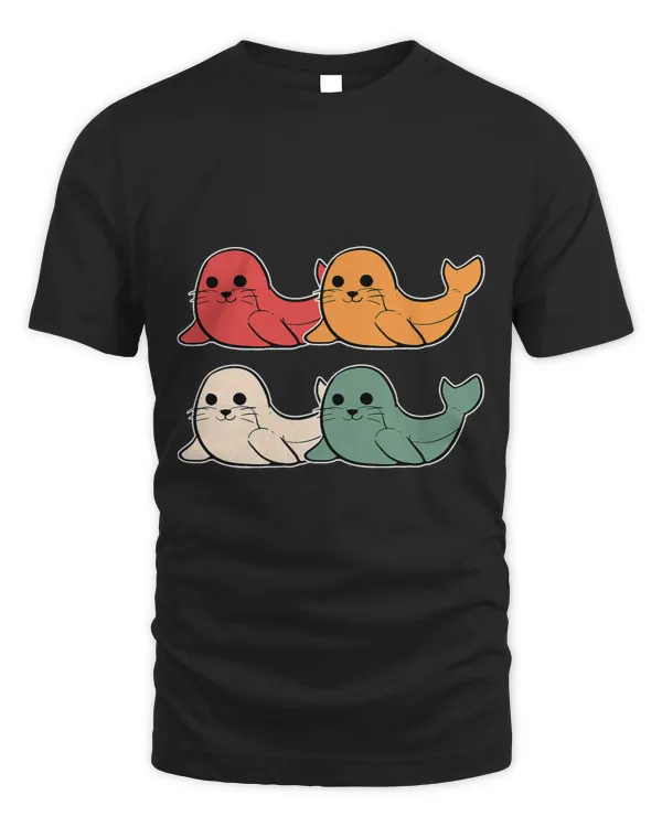 Sea Lion Gift Squad Colorful Sea Lion Kids