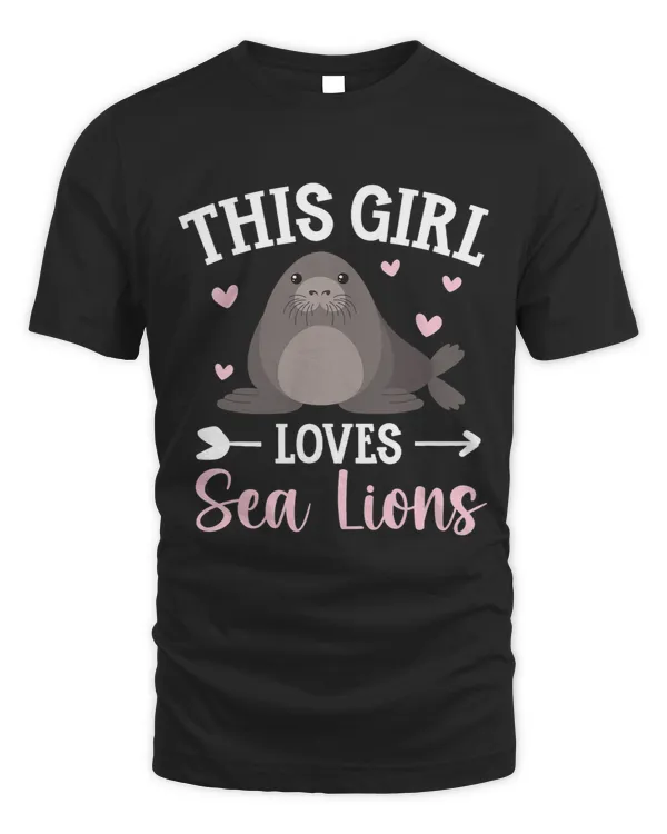 Sea Lion Gift This Girl Loves Sea Lions Animal Marine Biologist