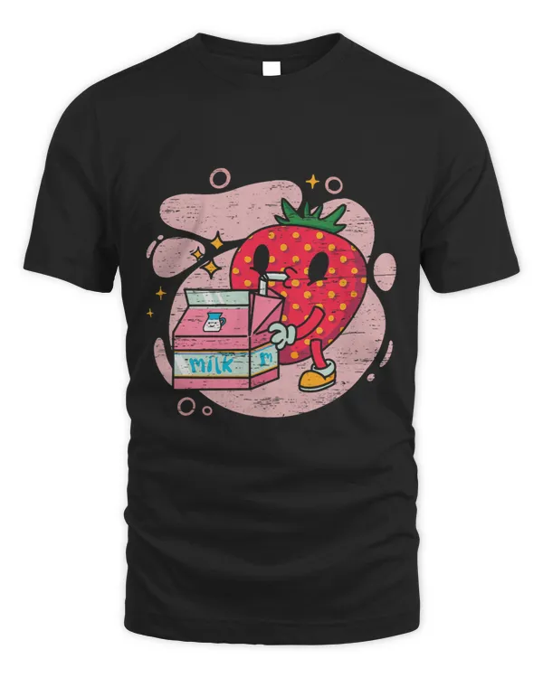 Cow Lover Strawberry Milk Box Kawaii Pink Cow Milky Drink Lover