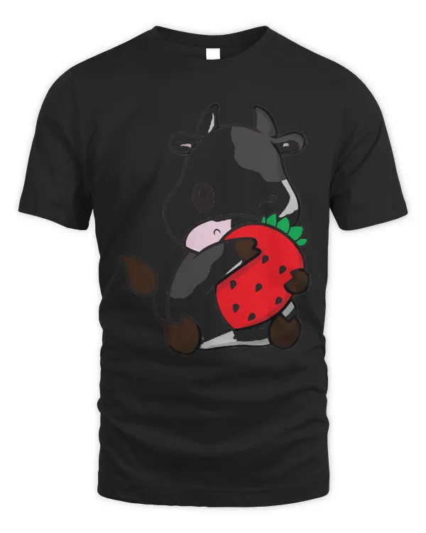 Cow Lover Strawberry Milk Cow Cute Kawaii K Pop Vaporwave Japanese