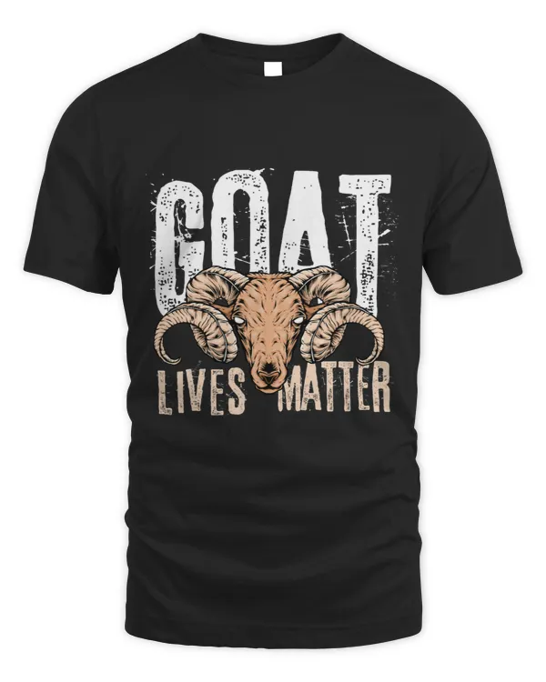 Goat Lover Lives Matter Distressed Quote Funny