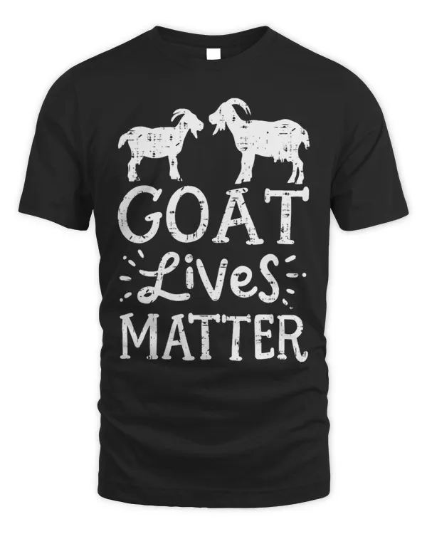 Goat Lover Lives Matter funny quote for goat breeders farmers