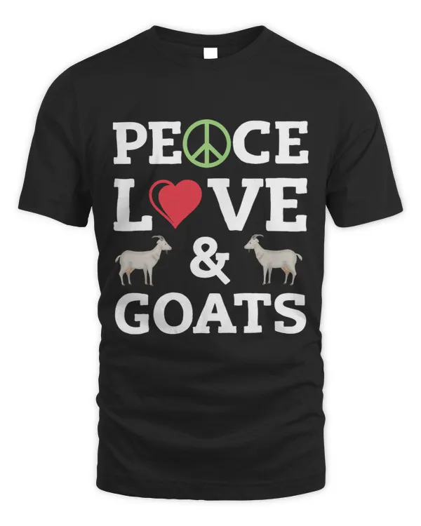 Goat Lover Peace Love and Goats 2Cute Goat Farmer Farmers