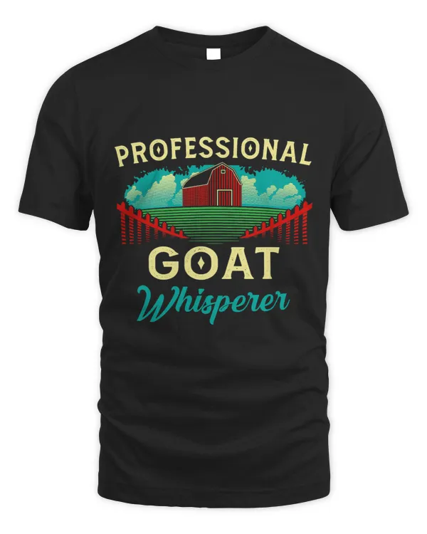 Goat Lover Professional Goat Whisperer Funny Farmer Humor Farming