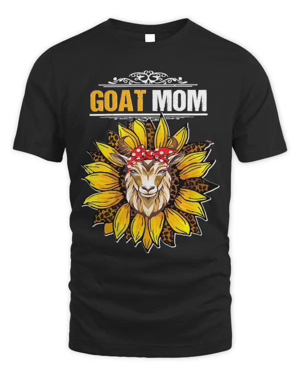 Goat Lover Womens Goat Mom Sunflower Farm Animal Funny Goat Graphics