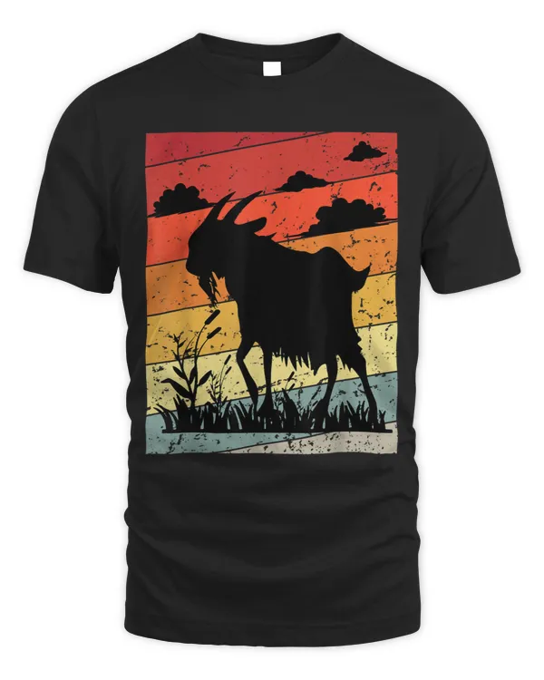 Goat Lover Womens Retro Vintage Goats Farm Animal Lover Graphics Funny 21