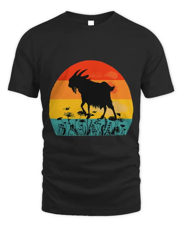 Goat Lover Womens Retro Vintage Goats Farm Animal Lover Graphics Funny 22