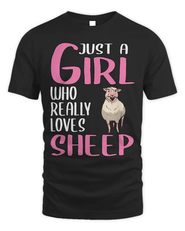 Sheep Lover Womens Sheep Gift Just A Girl Who Really Loves Sheep