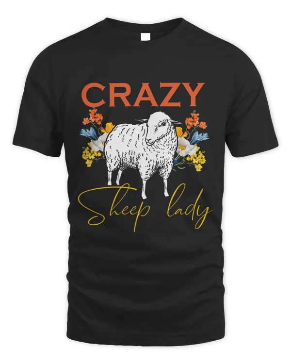 Sheep Lover Womens Sheep Shirt Funny Crazy Sheep Lady Sheep Lover