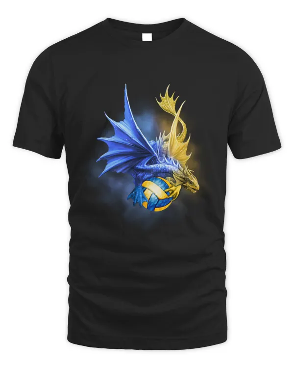 Dragon Animals Volleyball Sport Lover Strong Like A Dragon