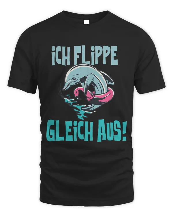 Dolphin Gift Womens Fish Sea Children Dolphin I Flip Equally