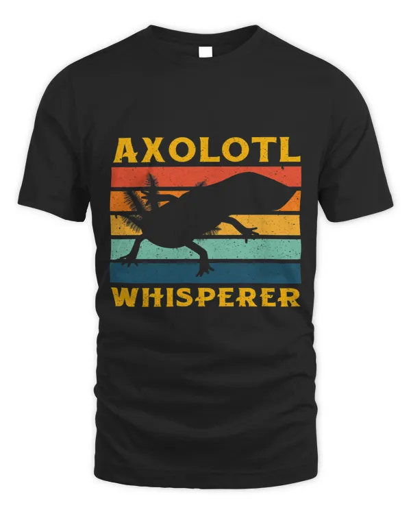 Axolotl Animals Whisperer Retro Sunset Vintage Salamander Axo