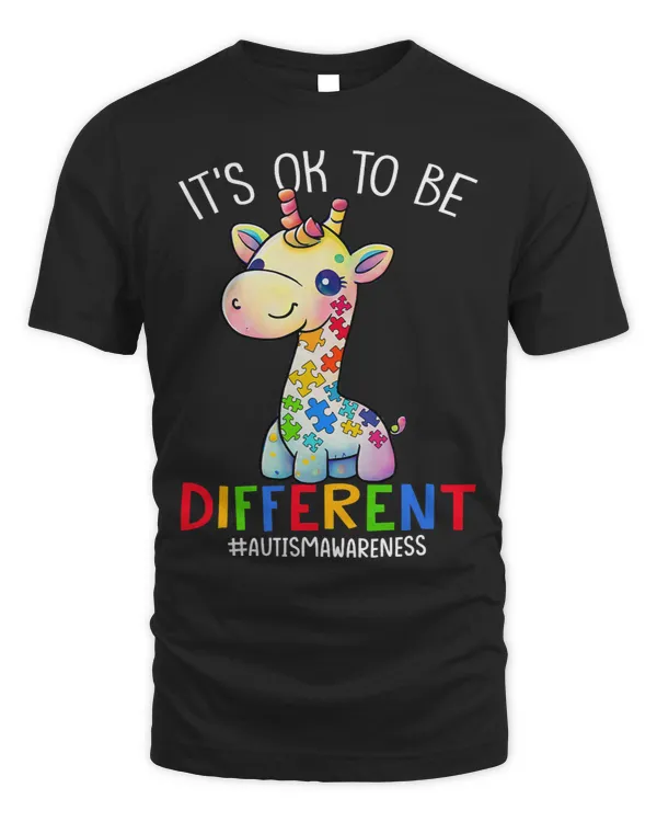 Giraffe Gift Its Ok To Be Different Adorable Giraffes Autism Awareness