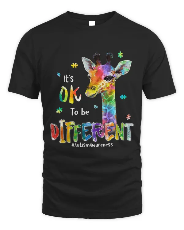 Giraffe Gift Its Ok To Be Different Autism Awareness Acceptance 2