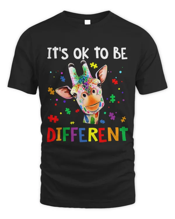 Giraffe Gift Its Ok To Be Different Autism Awareness Giraffes 3