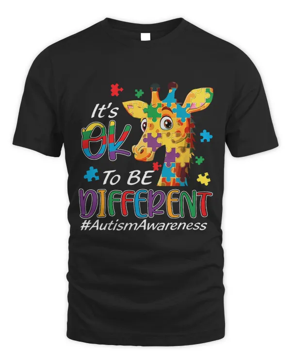 Giraffe Gift Its Ok To Be Different Autism Awareness Giraffes 4