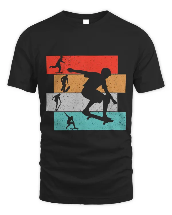 Skater Skateboarder Retro Skateboard Boys Youth