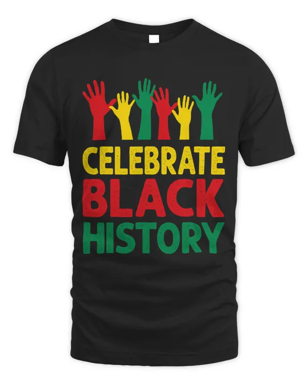 Teacher Job Celebrate Black History Month Colorful Hands Teacher