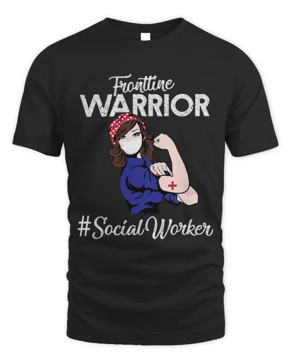 Vintage Frontline warrior Social Worker Xmas for women
