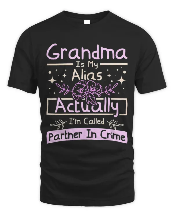 Womens Grandma partner in crime