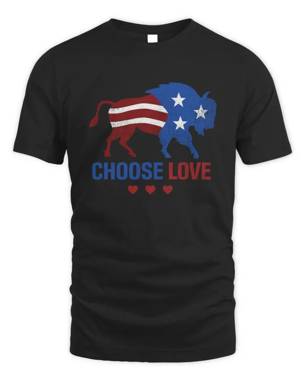Choose Love Buffalo Shirt Sweatshirt Hoodie Poster Mug v4