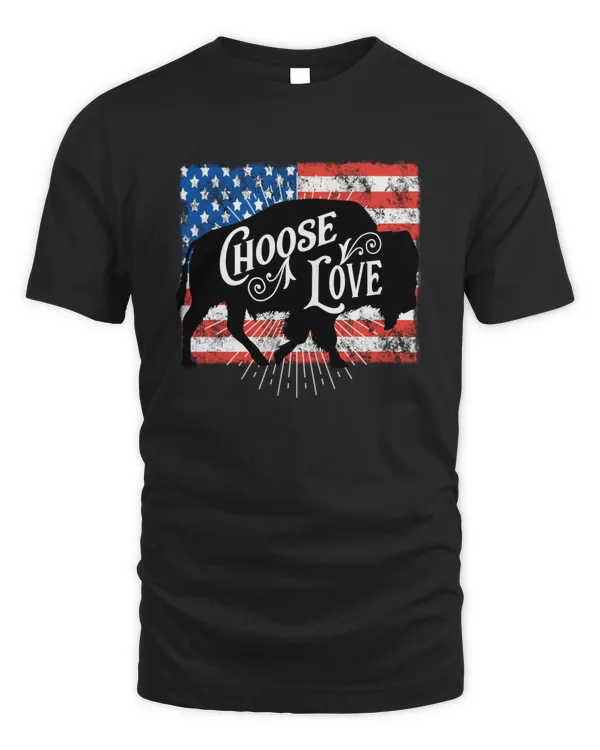 Choose Love Buffalo Shirt Sweatshirt Hoodie Poster Mug v17
