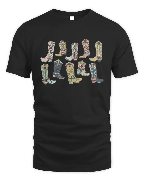 Cowgirl Boots Shirt, Country Concert Tee, Western Graphic Tee for Women, Graphic Tee, Cute Country Shirts, Cowgirl Shirt, Western