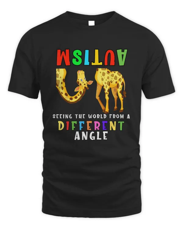 Autism Awareness Seeing the Giraffe World View T-Shirt
